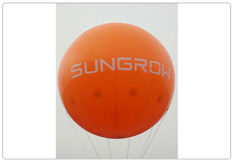 sky baloon with print