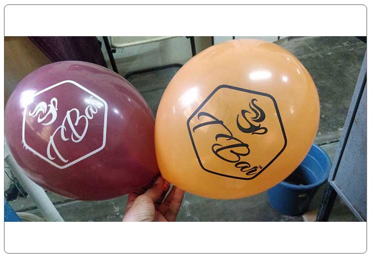 baloon with print