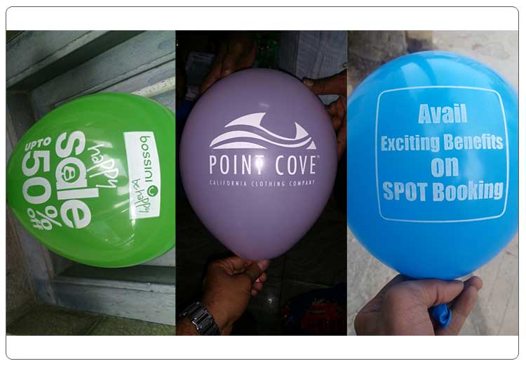 baloon with print